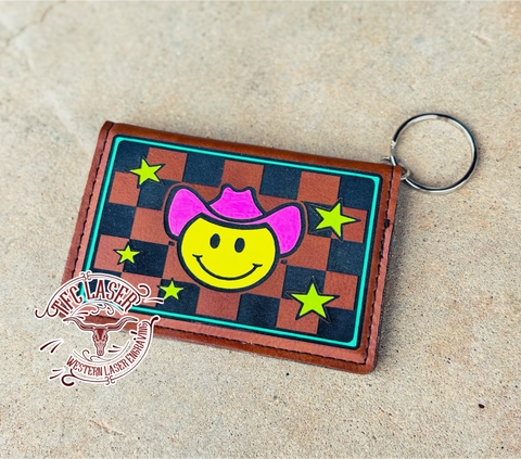 Space Cowboy Keychain Wallet