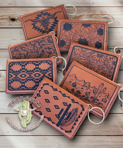 Keychain Wallet; Various Designs Available