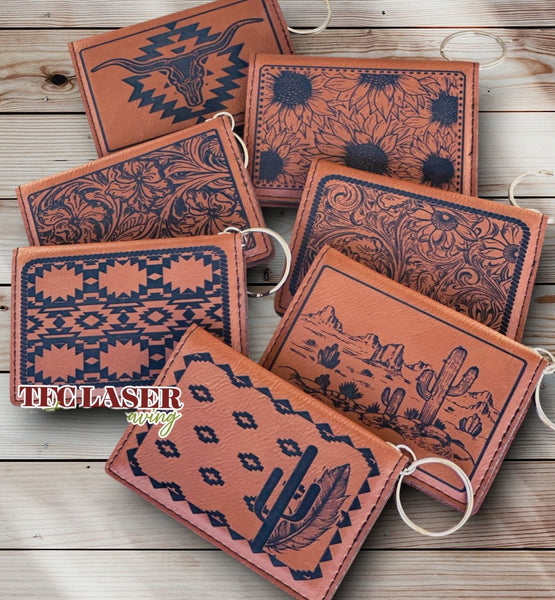 Keychain Wallet; Various Designs Available